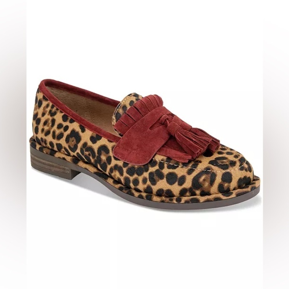 Gentle Souls Leopard and Red Loafers size 6 - Picture 2 of 16